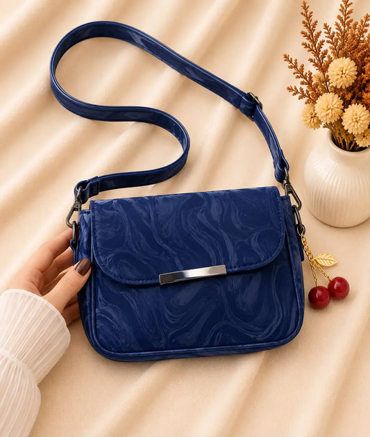 Women's Leather Plain Shoulder Bag