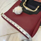 Pink Synthetic Leather Handbag with Belt & Keychain for Girls