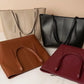 Leather Shoulder Bag for Women Office School Daily Use